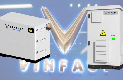 VinFast sản xuất pin lưu trữ điện áp mái mang tên VinFast Energy